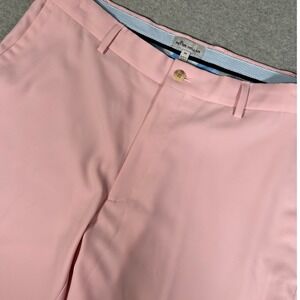 Peter Millar Salem Performance‎ Mens Size 36 Pink Golf 9" Inseam Casual